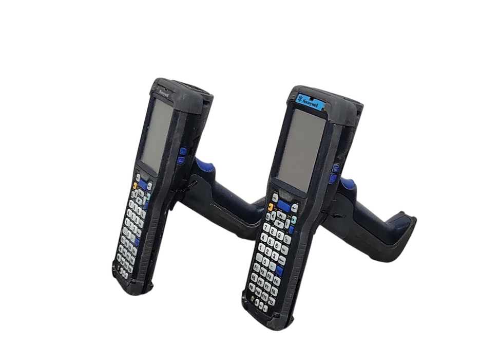 Lot of 2x  honeywell CK75AB6MN00W1420 barcode scanners, READ _
