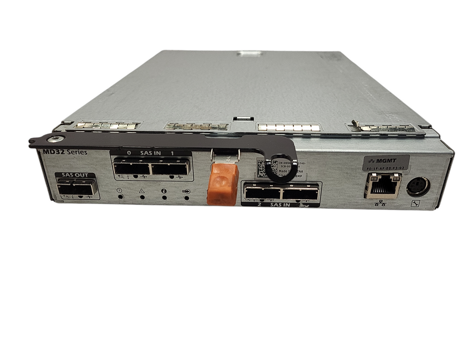 Dell PowerVault MD32 Series E02M iCSI SAS 0VFX1G 4-Port RAID Controller READ $