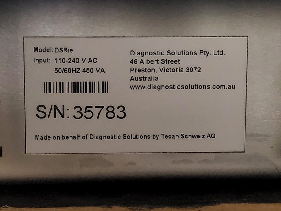 Diagnostic Solution PTY DSRie Milling Machine READ $