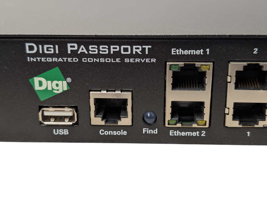 DIGI Passport Integrated Console Server Passport 16 32 AC 1P50001350-03 -