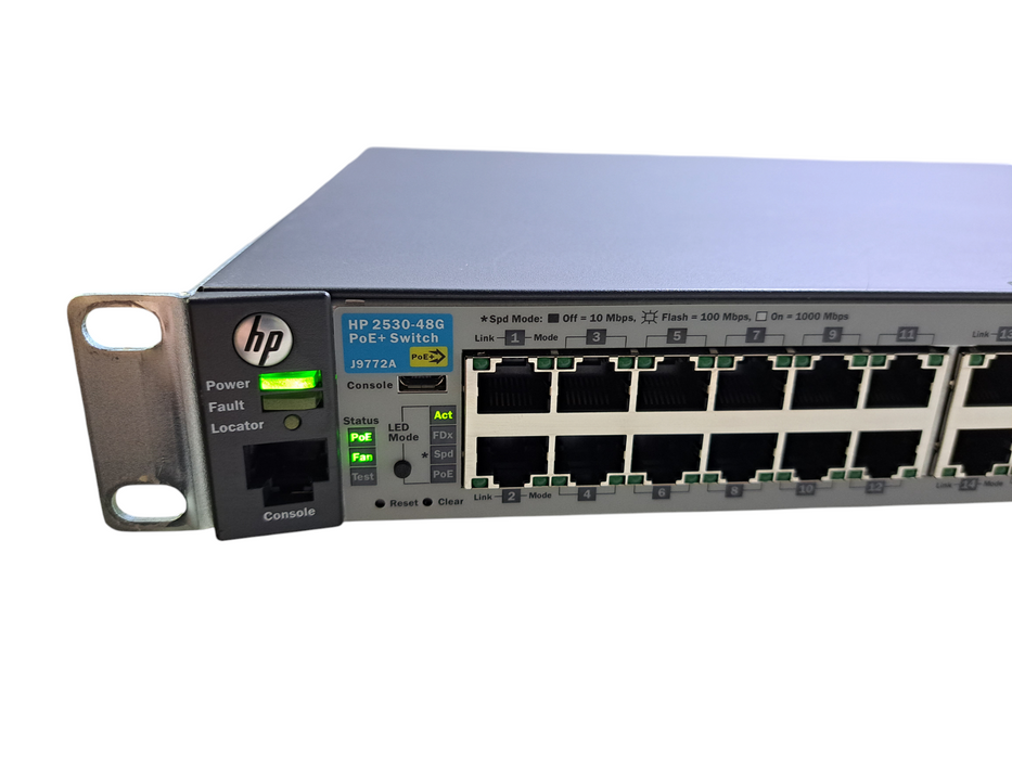 HP 2530-48G PoE+ J9772A | 48-Port Gigabit PoE+ Managed Switch 4x SFP