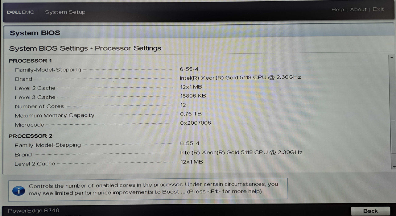 Dell PowerEdge R740 2U 16x 2.5"| 2x Xeon Gold 5118, 128GB DDR4, H740P, S140 )