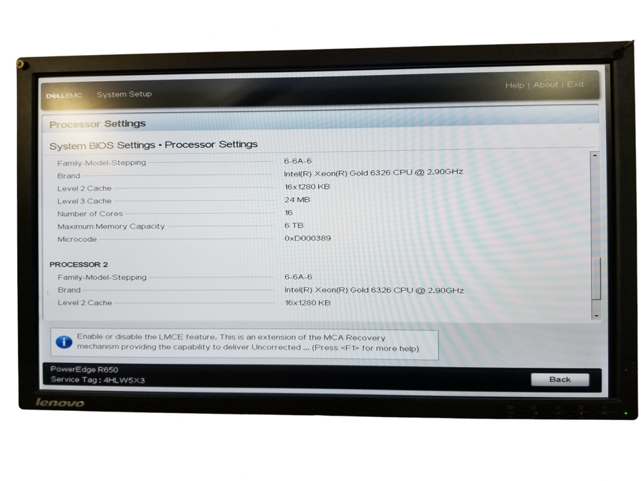 Dell PowerEdge R650 2x Xeon Gold 6326 @2.90GHz 40GB RAM PERC H755 NO HDD