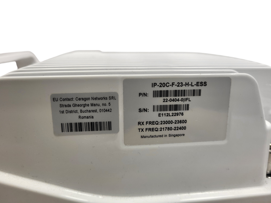 Ceragon FibeAir IP-20C-F-23-H-l-ESS Backhaul Node 48V READ $