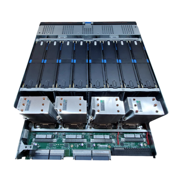 HP DL580 Gen9 4x Xeon E7-8890v3 128GB DDR4 P830i 4x PSU, 5x 2.4TB SAS HDDs _
