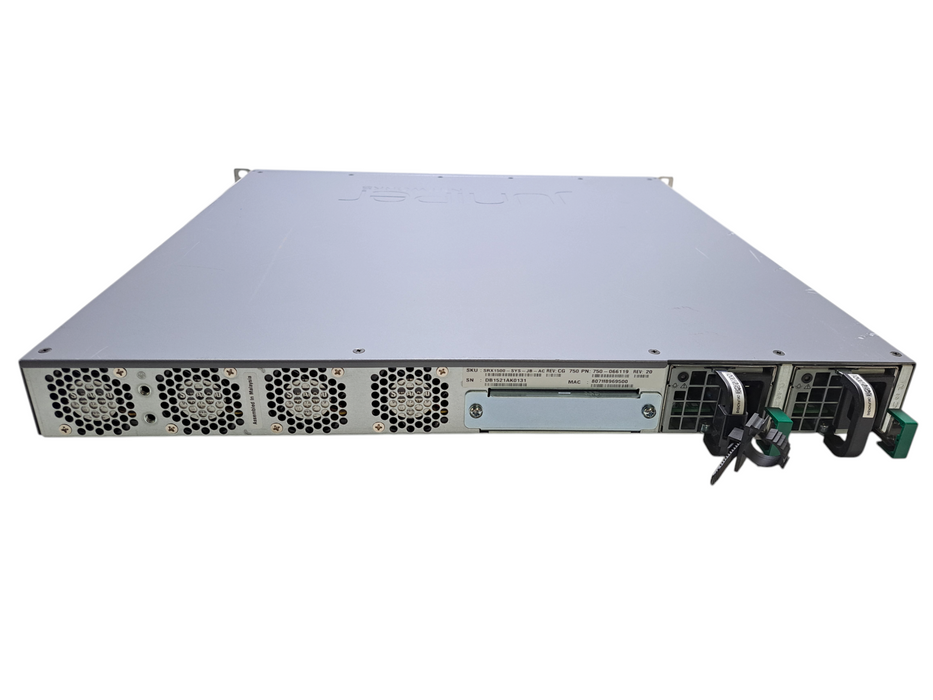 Juniper SRX1500-AC 16-Port 1G 4x 10G SFP+ 100GB SSD Services Gateway 2x PSU )