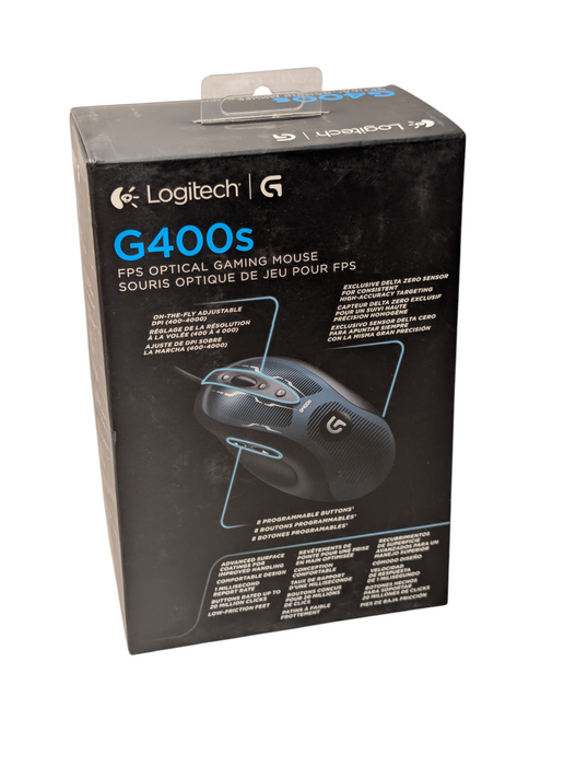 Logitech G400s Optical Gaming Mouse New Open Box  -
