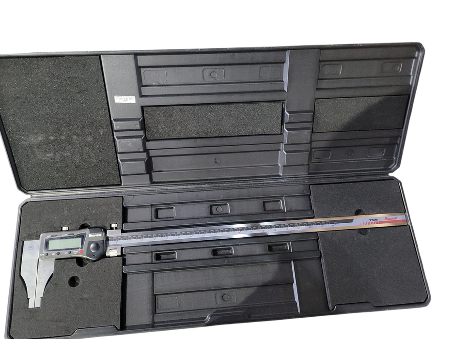 Starrett 799az-24/600 Digital Caliper, 24", 600mm, .0005"/0.01mm