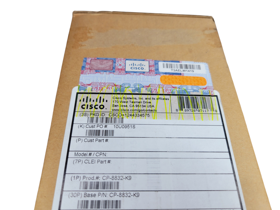 Cisco CP-8832-K9 IP Conference Phone w/ PoE Injector Q%