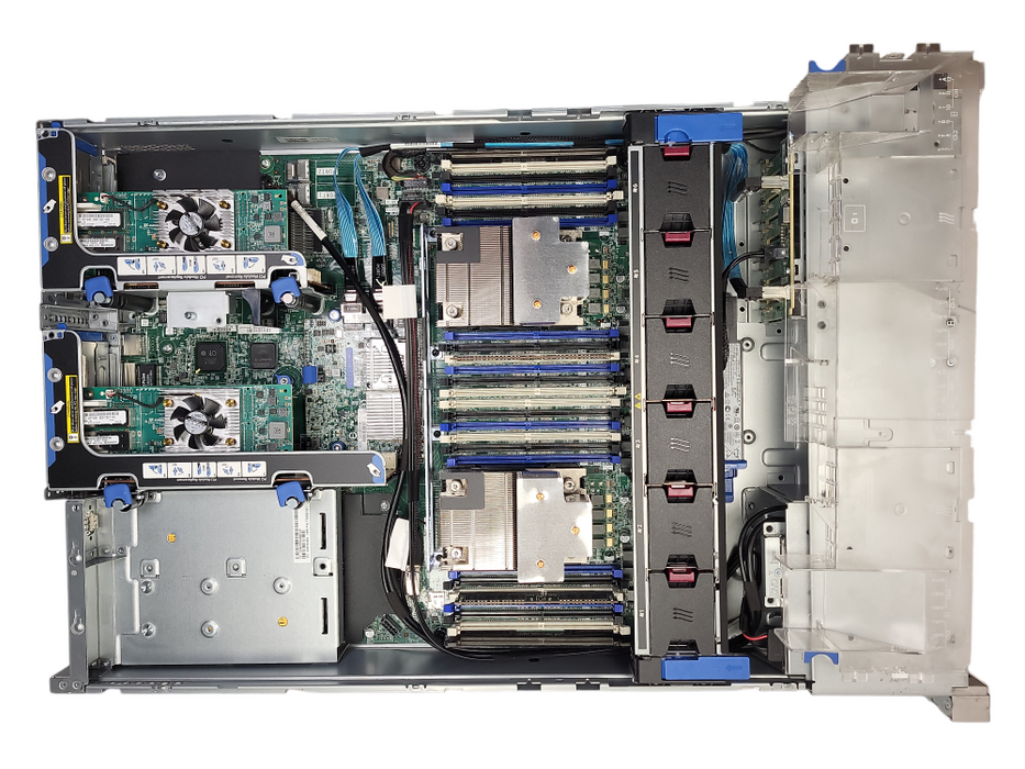 HP ProLiant DL380 Gen9 2x E5-2667 v3 64GB DDR4 P440ar 2x800W PSU READ $