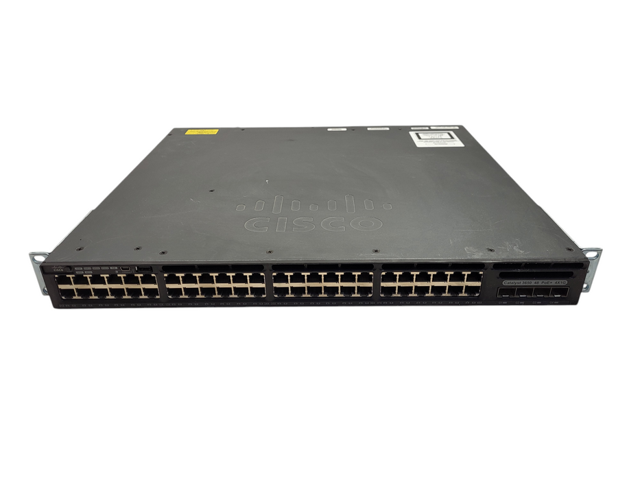 Cisco WS-C3650-48PS-S 48-Port Gigabit PoE Switch w/ 1x 640WAC  Q$