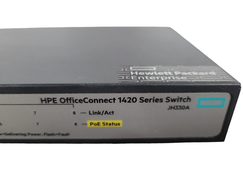 HP OfficeConnect 1420 8G PoE+ (64W) Switch - JH330A !