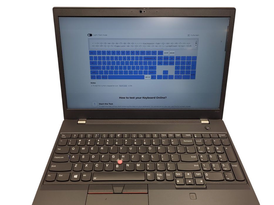 Lenovo ThinkPad P15v Gen1 i7-10750H 16GB DDR4 256GB SSD P620 GPU w/ AC READ $ Lap200
