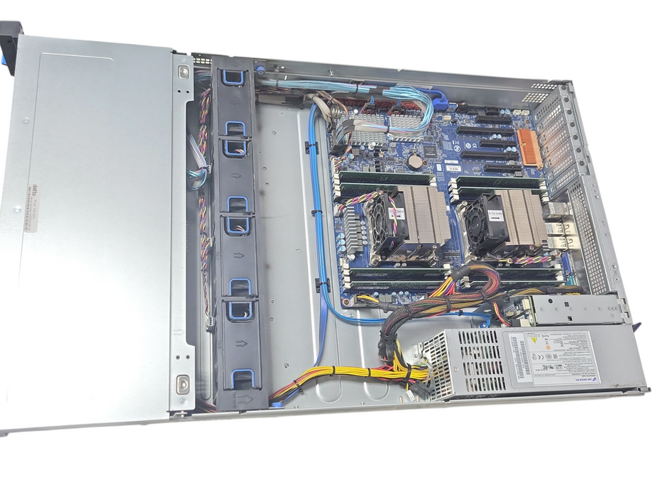 Datto S3E12000 2U 2x Xeon E5-2620 v4 64GB DDR4 6x 3TB HDDs 2x 800W PSU %