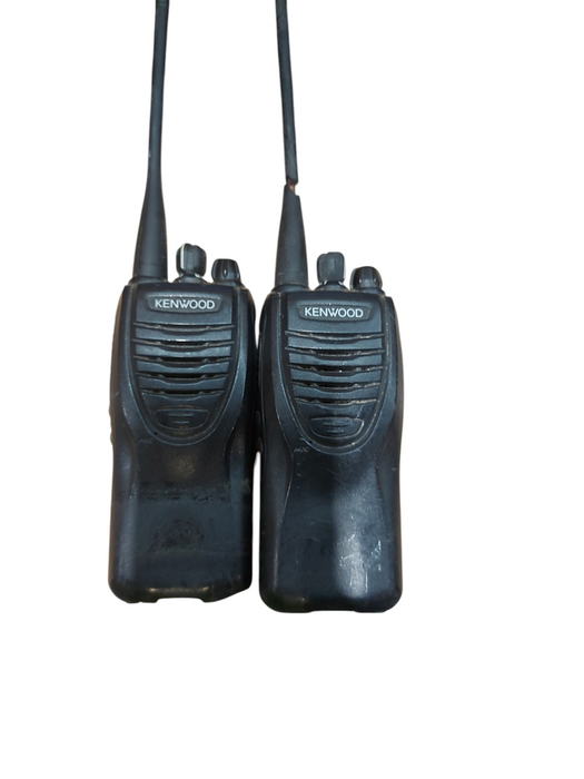 Lot 2x KENWOOD TK-3302-P TWO WAY PORTABLE RADIO UHF 16 CHANNELS