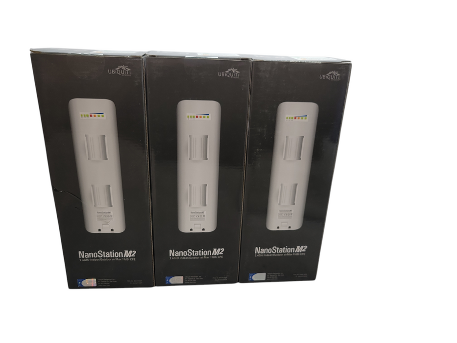 Lot of 3x - Ubiquiti NanoStation M2 (NEW) %