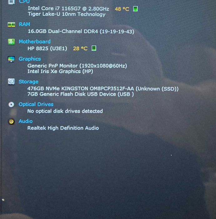 HP ENVY x360 Convertible 15 TOUCH Core i7-1165G7 16GB RAM 512GB SSD READ!  Lap200