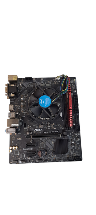 MSI H310M PRO-VDH PLUS  Micro-ATX Motherboard|8GB DDR4 RAM| i3-8100 CPU