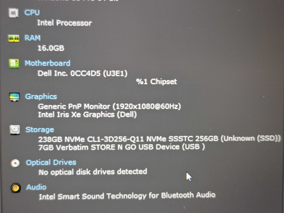 Dell Latitude 5540 i5-1335U 16GB RAM 256GB NVMe β Lap200