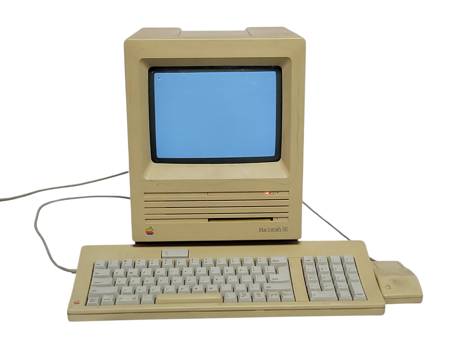 Vintage Apple Macintosh SE 1MB 800K 20SC Model M5011 Computer w/ keyboard/m _