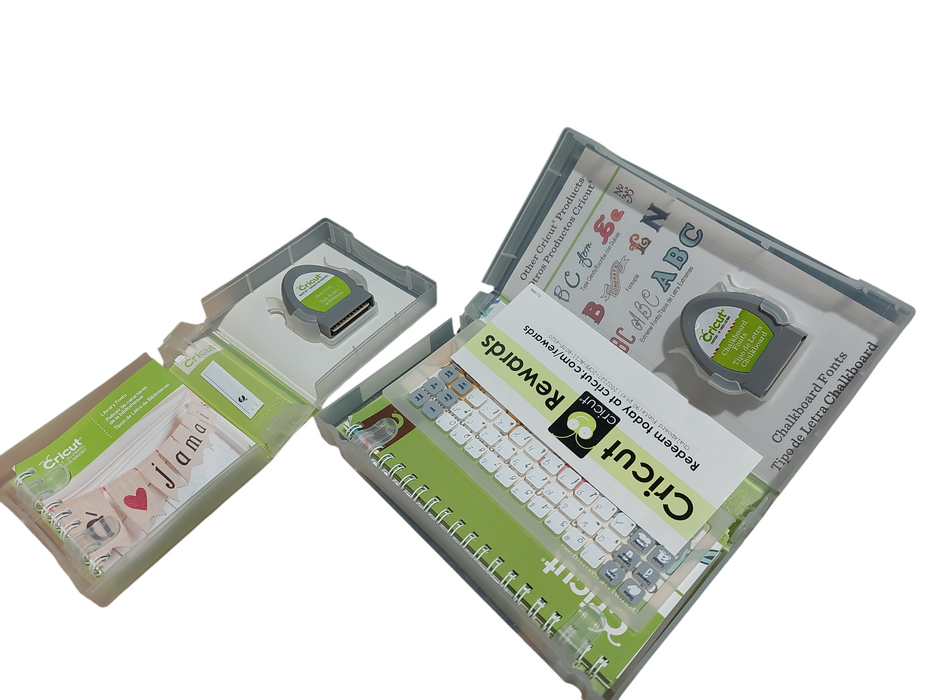 Cricut Image Set Library Fonts & Everyday Chalkboard Fonts Digital Versions =
