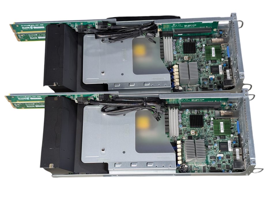 Supermicro 827-14 2U 2 Node Server 12 3.5 inch HDD bays PLEASE READ  -