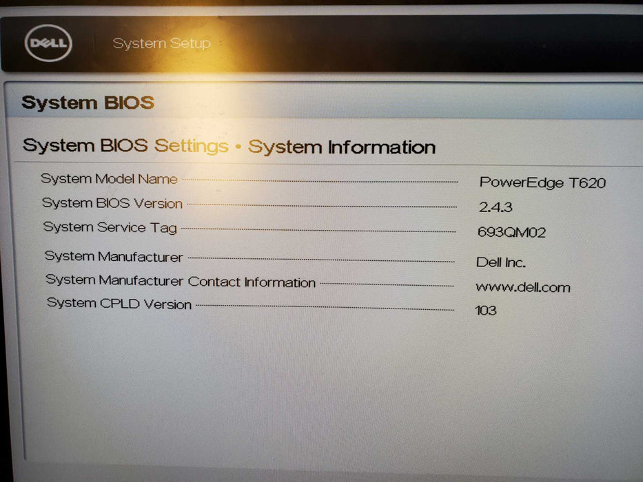 Dell PowerEdge T620 4-Core E5-2609v2 2.50GHz 32GB Ram H710 NO HDD