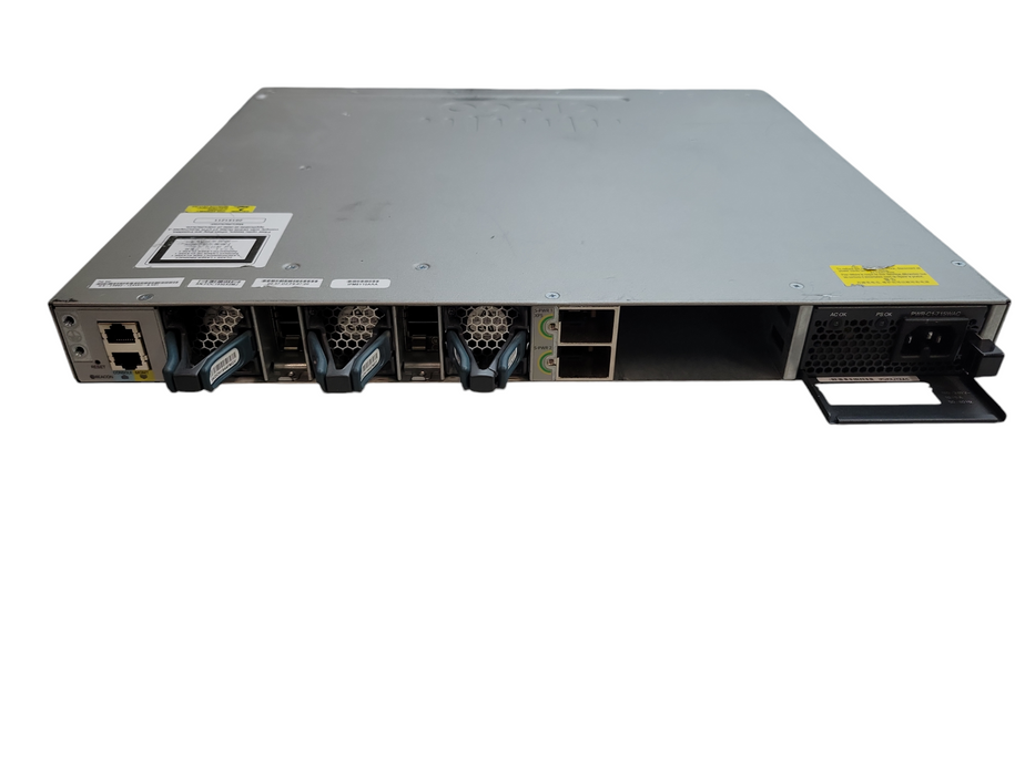 Cisco WS-C3850-12X48U-S 48-port UPOE Switch /w C3850-NM-4-1G 1xPSU Q%