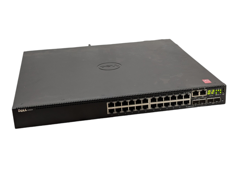 DELL PowerSwitch N3024 E07W 24 Port Gigabit Switch  -