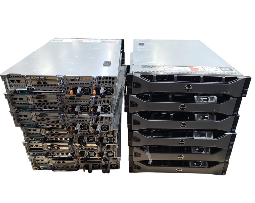 Lot of 12x Dell PowerEdge R720 Servers - 2x CPU, 128GB RAM, 2x PSU *READ*