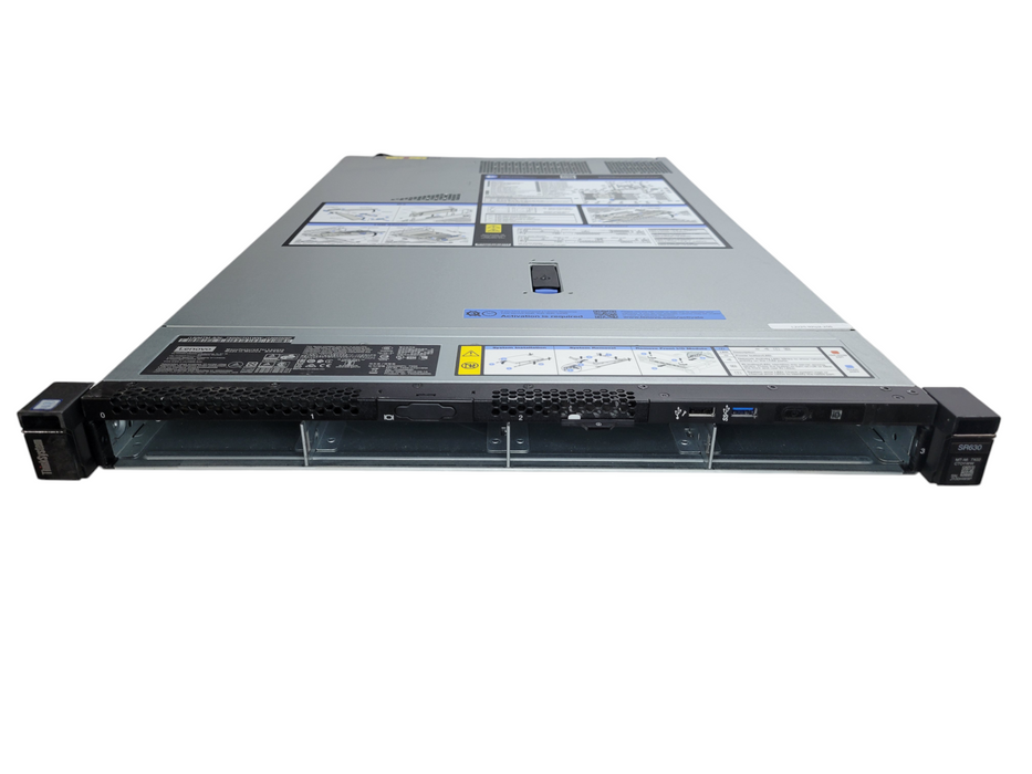 Lenovo SR630 - 2x Xeon SIlver 4114 32GB DDR4 NO HDD 430-8i RAID 2x750W PSU Q%