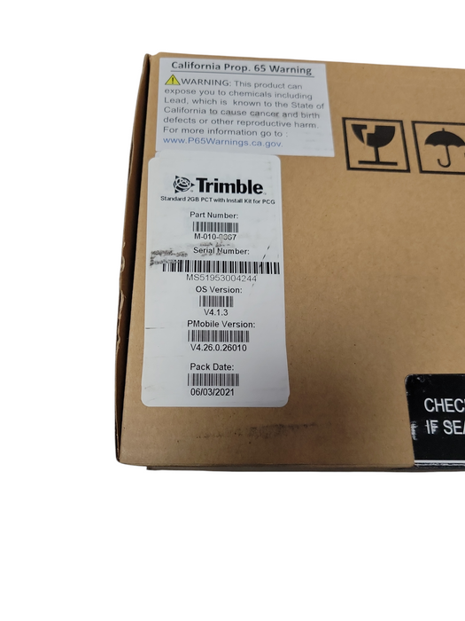 New Trimble Standard 2GB PCT with Install kit for GPS M-010-00G7 _
