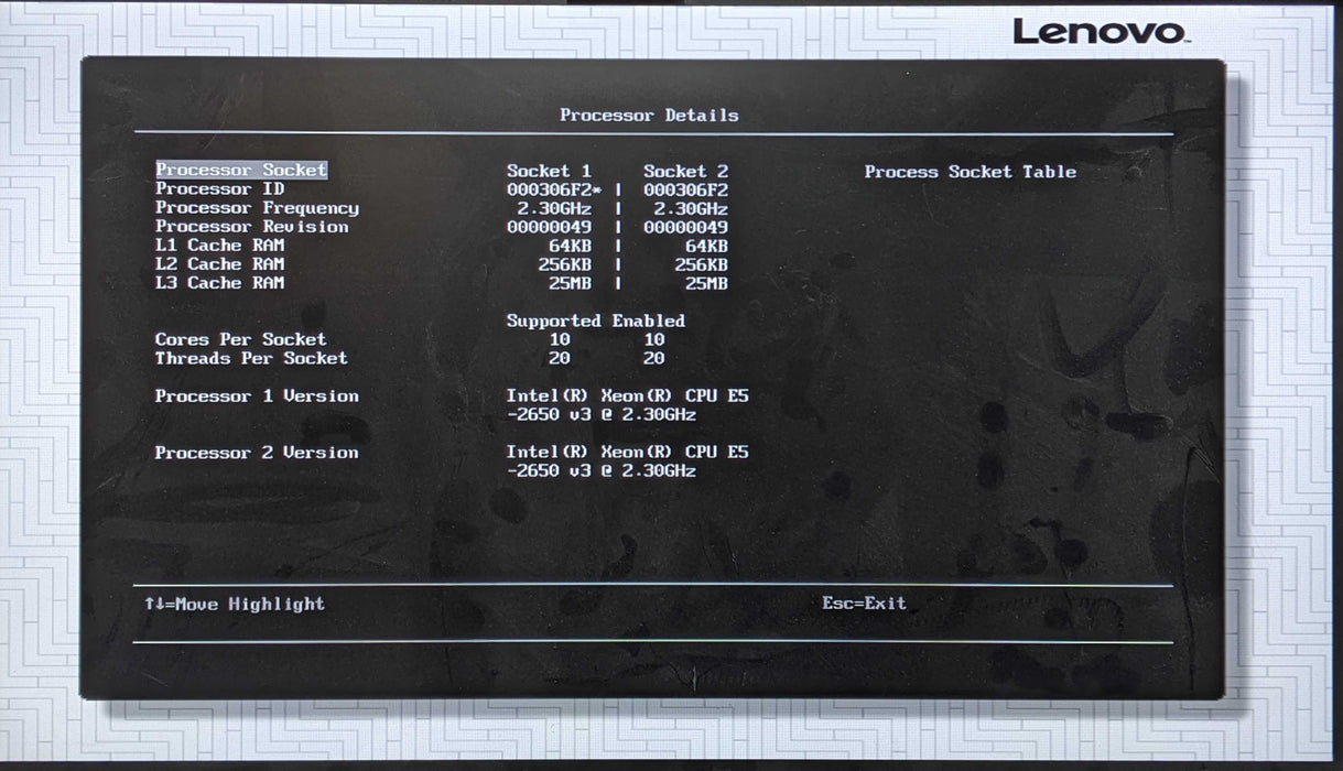 Lenovo x3650 M5 2U 16x 2.5", 2x Xeon E5-2650 v3 2.30GHz, 32GB DDR4, M5210