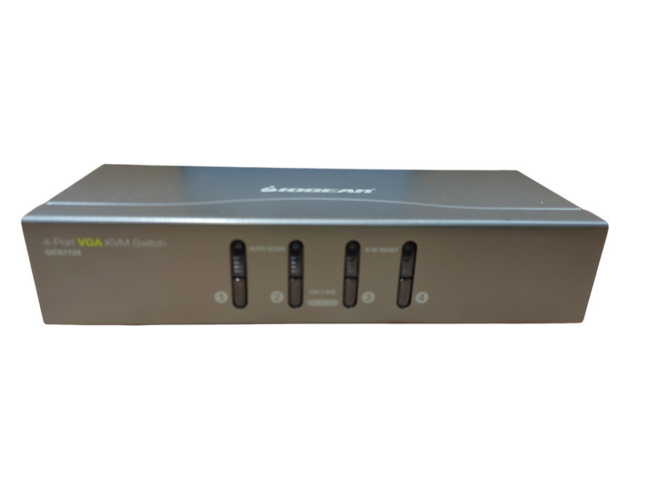 Lot 2x Iogear GCS1764 Miniview DVI 4-Port USB KVMP Switch with Audio Seal