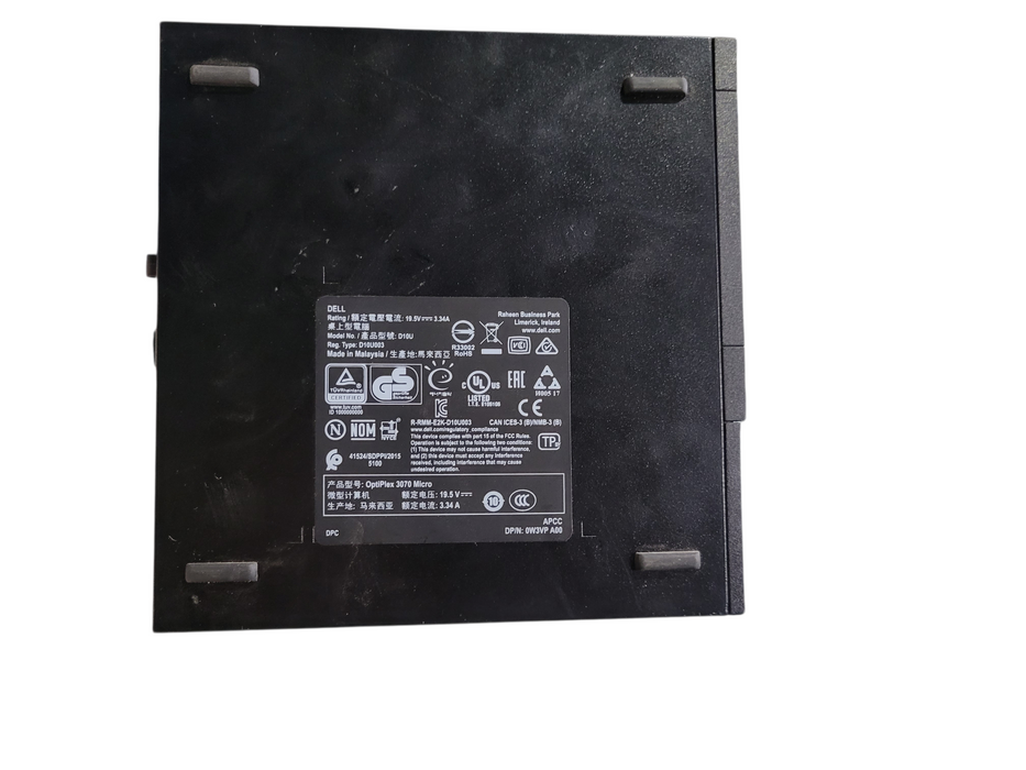 Dell OptiPlex 3070 i3-9100T @3.1GHz 12GB DDR4 256GB NVMe