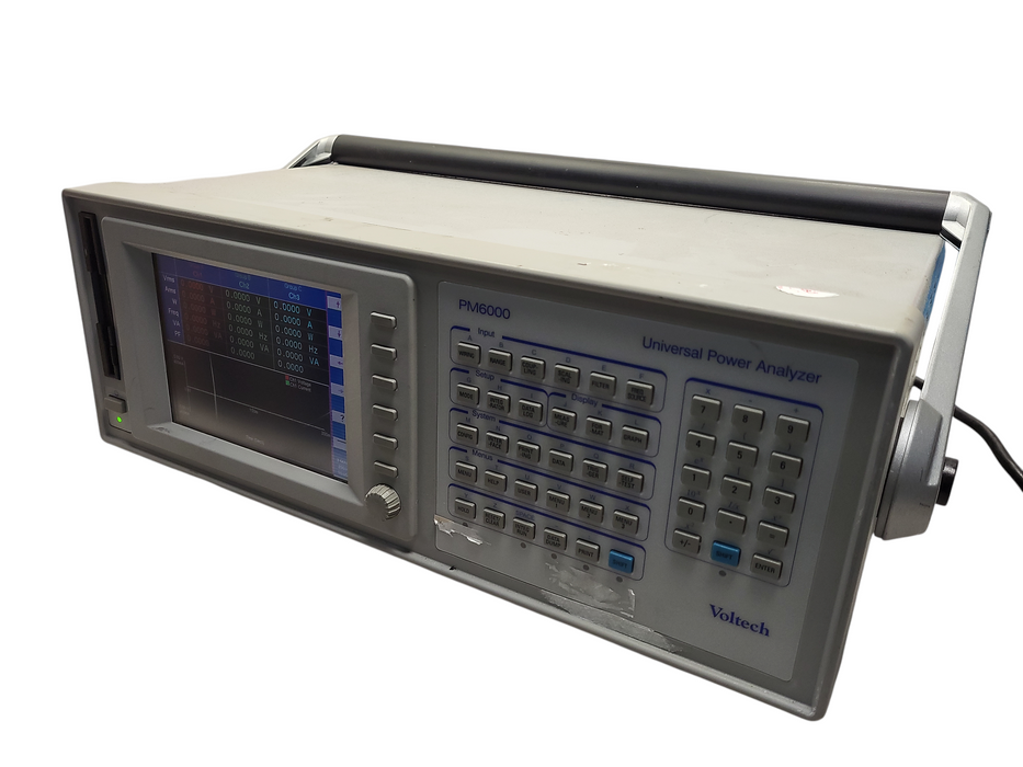 Voltech PM6000 Universal Power Analyzer, 3 Channel READ $