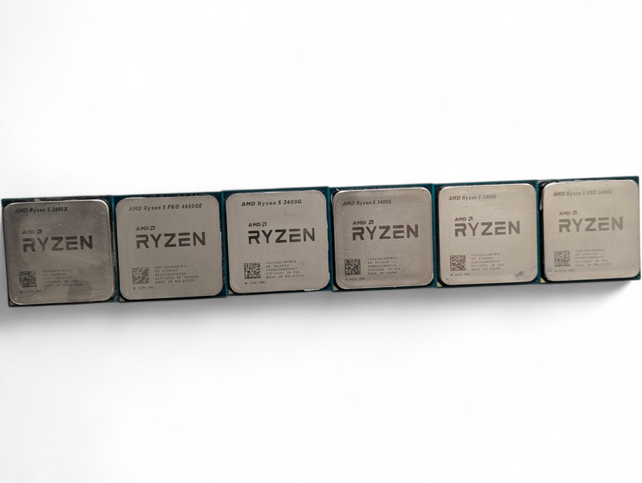 Lot of 6x AMD Ryzen CPUs Please READ  -