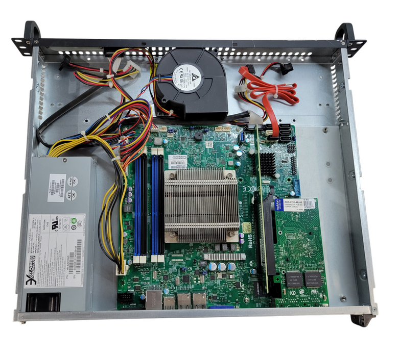 Supermicro CSE-512 / X10SLL-F - Xeon E3-1231 v3 NO RAM QUAD NIC 195W PSU %