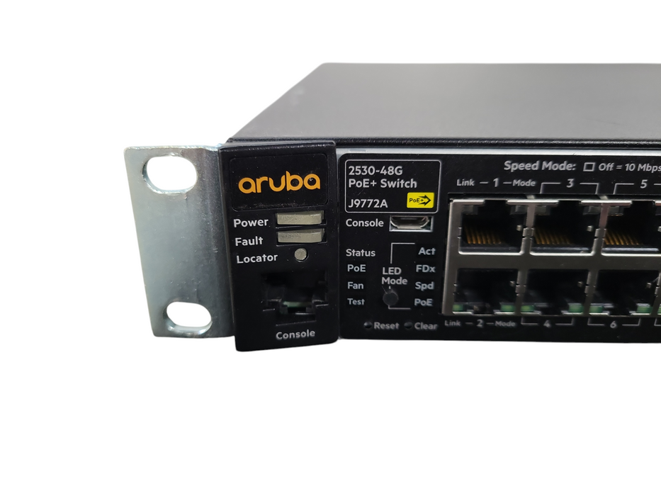 Aruba 2530-48G PoE+ J9772A 48 Port Gigabit PoE+ 4x SFP Network Switch !