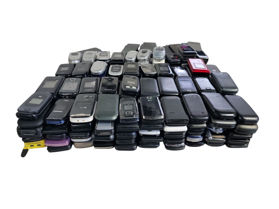 Lot of 200x Flip Phones [Untested] (
