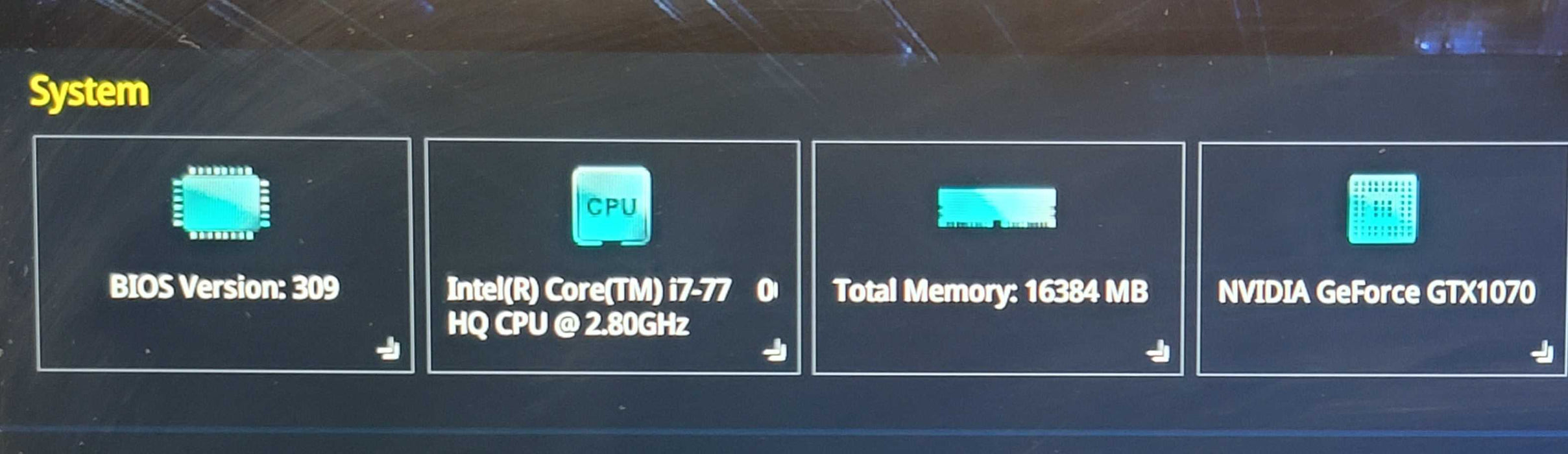 ASUS ROG GL502V i7-7700HQ @ 2.80GHz 16GB DDR4 GTX 1070 NO SSD FOR PARTS/REP β BudLap