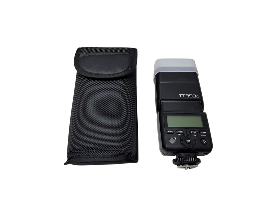 Godox TT350C Hot Shoe Mount Camera Flash Unit For Canon w/ Case )