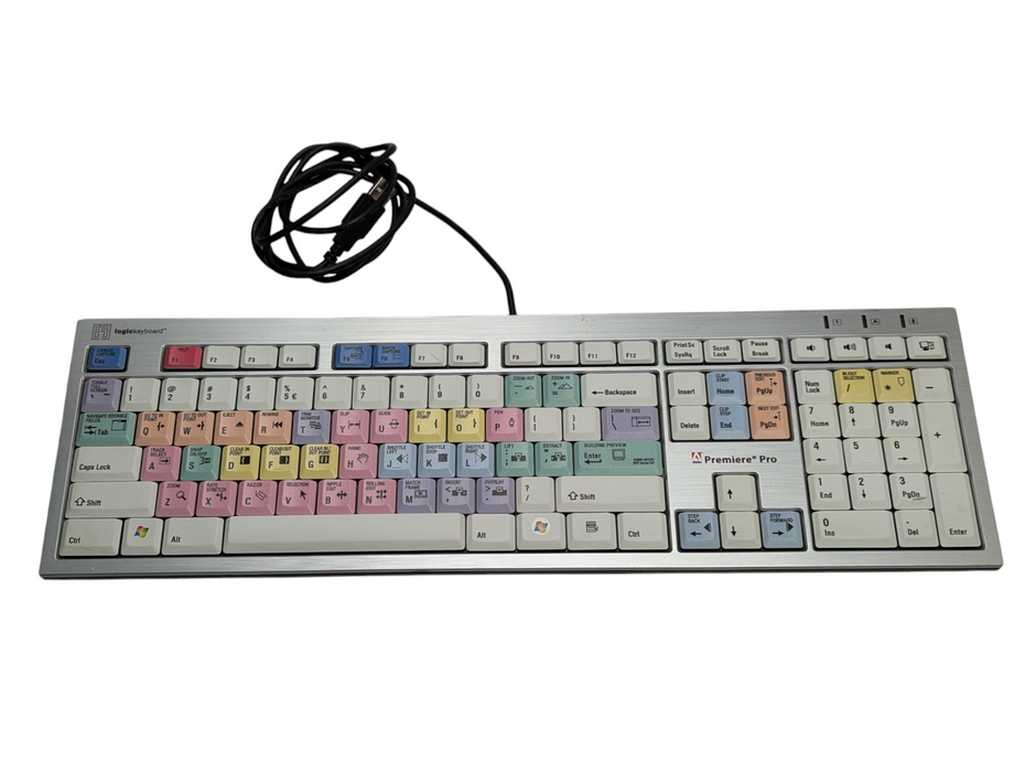 Logickeyboard LXH-JME7596H Adobe Premiere Pro CS4 PC Slim Line US -