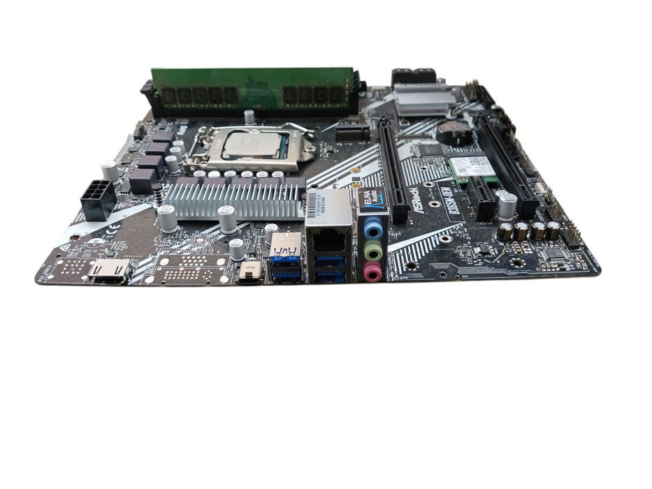 ASrock B365M-DEM Micro ATX Motherboard & Intel i5-8500 @3.0Ghz CPU READ
