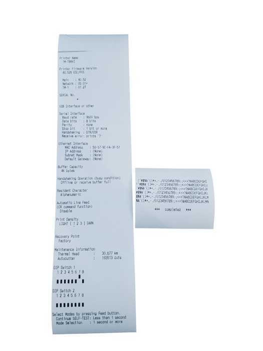 Epson TM-T88VI POS Thermal Receipt Printer - M338A Q