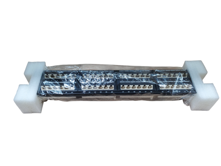 NEW - StarTech 48 Port Cat 5e Patch Panel 110 A+B - 45 Degree Q