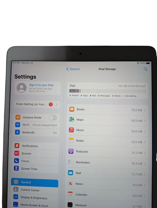 Apple iPad Air 3rd Gen - 64GB - Silver [A2152]