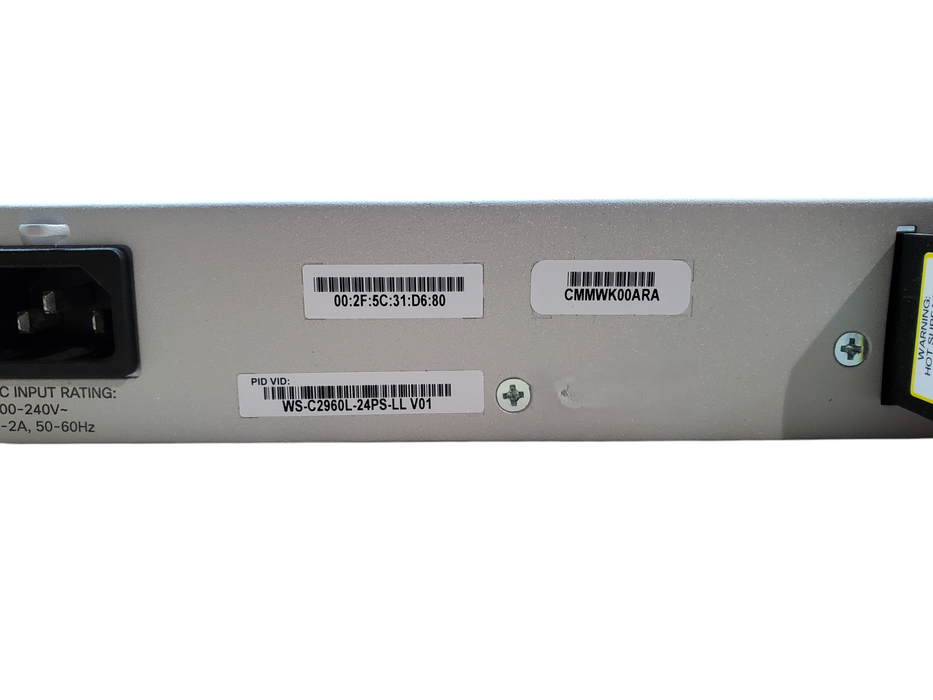 Cisco WS-C2960L-24PS-LL V01 24-Port Gigabit PoE+ Silent Managed Switch
