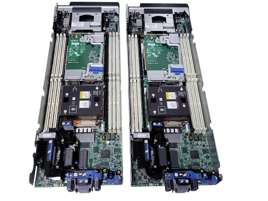Lot of 2x HP ProLiant BL460c Gen10 - 2x Xeon Platinum 8153 CPUs, NO RAM/HDD _
