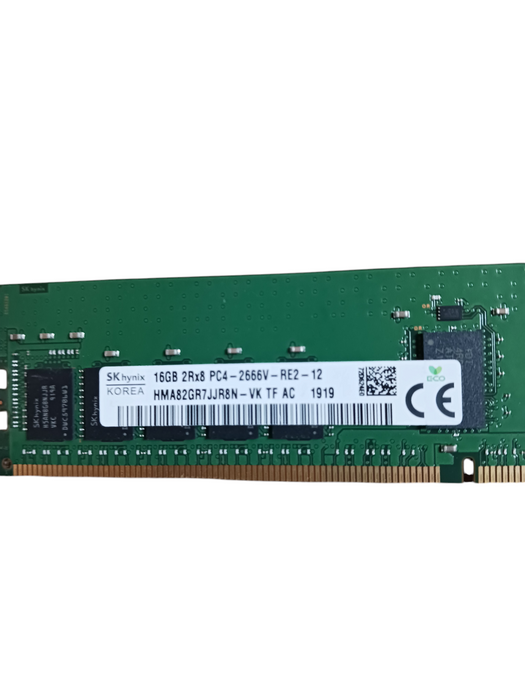 SK Hynix HMA82GR7JJR8N-VK 16GB 2Rx8 PC4-2666V-RE2-12 Server Memory Q